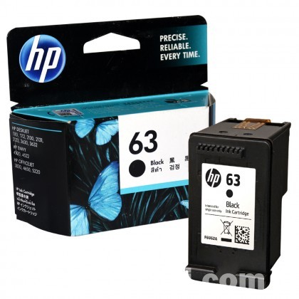 HP 63 Original Ink Black Cartridge